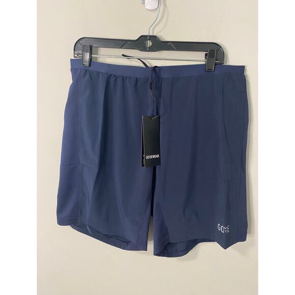 New Gorewear Men's R5 2in1 Shorts, Blue Size Large - Picture 3 of 3
